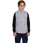 Light Grey Snake Kid s Button Up Puffer Vest