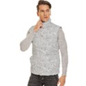 Men s High Neck Button Up Puffer Vest 