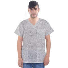Men s V-Neck Scrub Top 