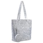 Light Grey Snake Everyday Shoulder Bag with Pouch Bag