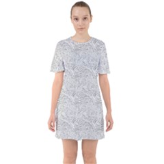 Sixties Short Sleeve Mini Dress 