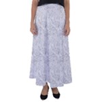 Light Grey Snake Flared Maxi Skirt
