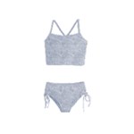 Light Grey Snake Girls  Tankini Swimsuit