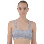 Light Grey Snake Line Them Up Sports Bra
