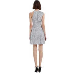 Cocktail Party Halter Sleeveless Dress With Pockets 