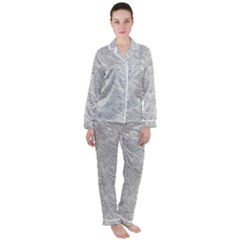 Women s Long Sleeve Satin Pajamas Set 