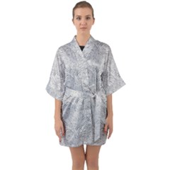 Half Sleeve Satin Kimono  