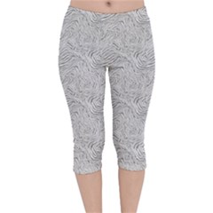 Velvet Capri Leggings  