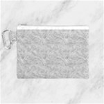 Light Grey Snake Canvas Cosmetic Bag (Medium)