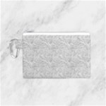 Light Grey Snake Canvas Cosmetic Bag (Small)