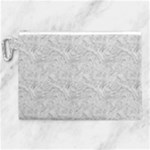 Light Grey Snake Canvas Cosmetic Bag (XL)