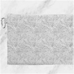 Light Grey Snake Canvas Cosmetic Bag (XXXL)