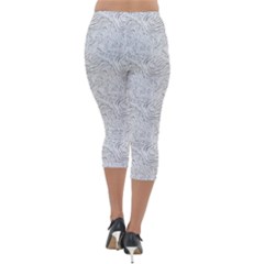 Lightweight Velour Capri Leggings  