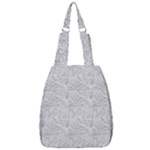 Light Grey Snake Center Zip Backpack