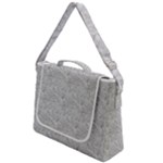 Light Grey Snake Box Up Messenger Bag