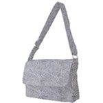 Light Grey Snake Full Print Messenger Bag (S)