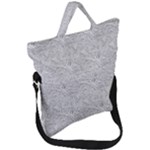 Light Grey Snake Fold Over Handle Tote Bag