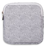 Light Grey Snake Mini Square Pouch