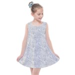 Light Grey Snake Kids  Summer Dress