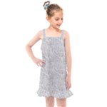 Light Grey Snake Kids  Overall Dress