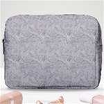 Light Grey Snake Make Up Pouch (Large)