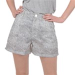 Light Grey Snake Women s Ripstop Shorts