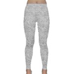 Light Grey Snake Lightweight Velour Classic Yoga Leggings