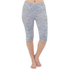 Lightweight Velour Cropped Yoga Leggings 