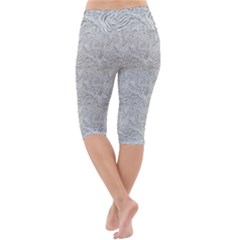 Lightweight Velour Cropped Yoga Leggings 
