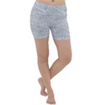 Light Grey Snake Lightweight Velour Yoga Shorts
