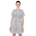 Light Grey Snake Sailor Dress