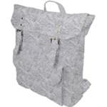 Light Grey Snake Buckle Up Backpack