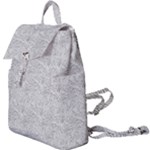 Light Grey Snake Buckle Everyday Backpack