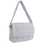Light Grey Snake Courier Bag