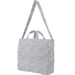 Light Grey Snake Square Shoulder Tote Bag