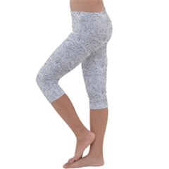 Kids  Lightweight Velour Capri Leggings  
