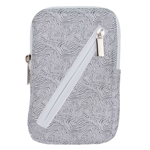 Light Grey Snake Belt Pouch Bag (Small) from ArtsNow.com