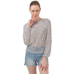 Banded Bottom Chiffon Top 