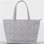 Light Grey Snake Back Pocket Shoulder Bag 
