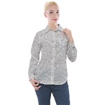 Light Grey Snake Women s Long Sleeve Pocket Shirt