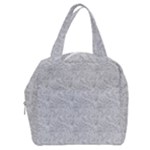 Light Grey Snake Boxy Hand Bag