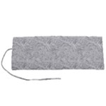 Light Grey Snake Roll Up Canvas Pencil Holder (S)