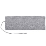 Light Grey Snake Roll Up Canvas Pencil Holder (M)