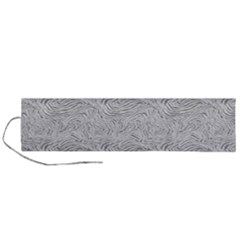 Light Grey Snake Roll Up Canvas Pencil Holder (L) from ArtsNow.com