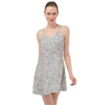 Light Grey Snake Summer Time Chiffon Dress