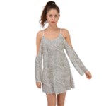 Light Grey Snake Boho Dress