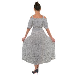 Shoulder Straps Boho Maxi Dress  