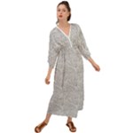 Light Grey Snake Grecian Style  Maxi Dress