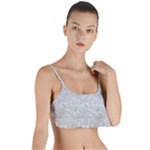 Light Grey Snake Layered Top Bikini Top 