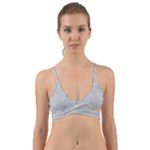 Light Grey Snake Wrap Around Bikini Top